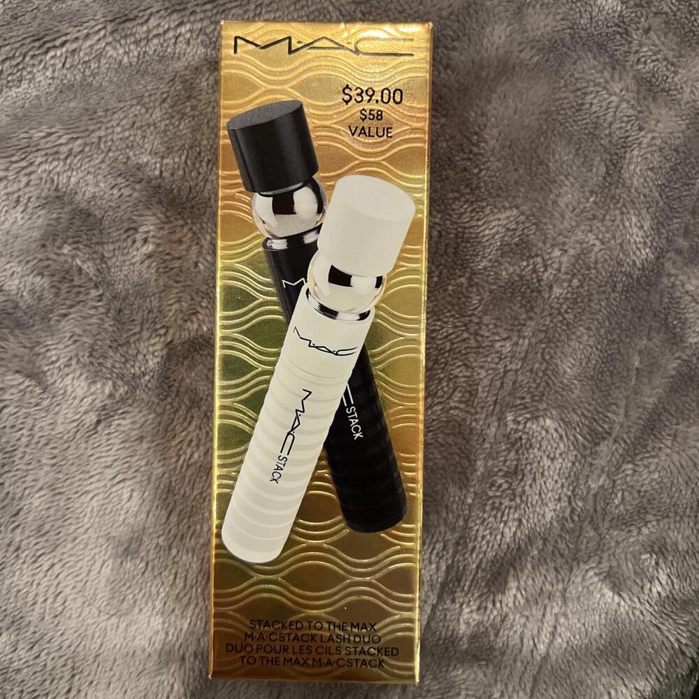 MAC stacked to the max macara lash duo new in box full size